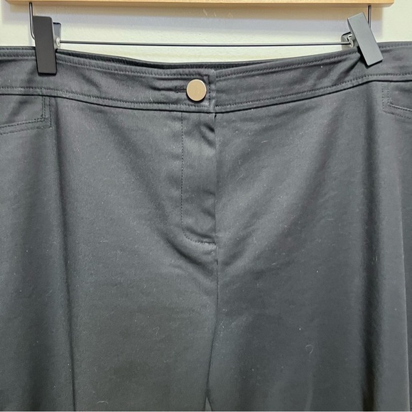 Laura Black Trouser Capris Size 16 - Picture 3 of 9